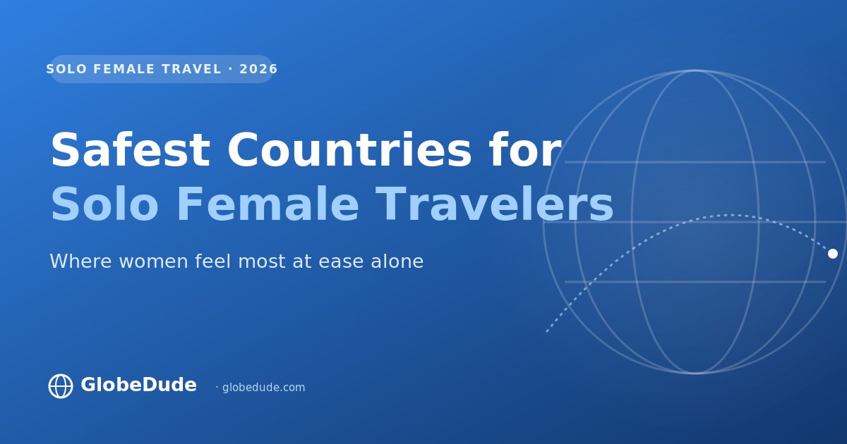 Safest Countries for Solo Female Travelers in 2026 (Where Women Feel Most at Ease Alone)