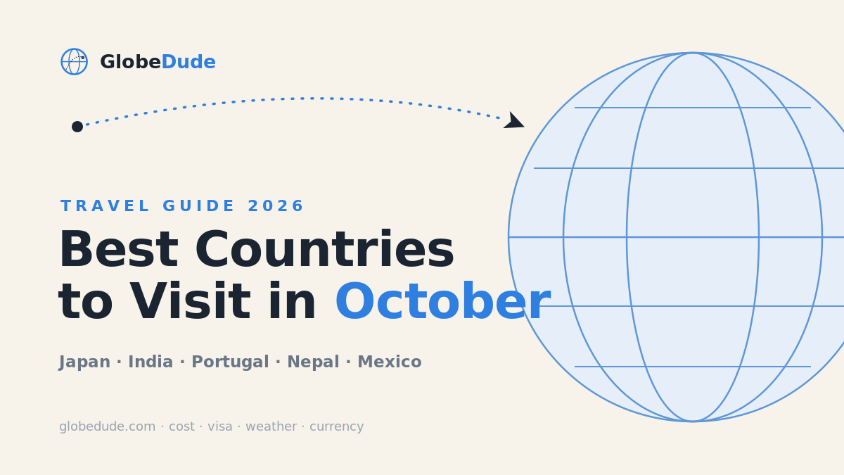 Best Countries to Visit in October 2026 (Autumn Colour, Festivals and Value)