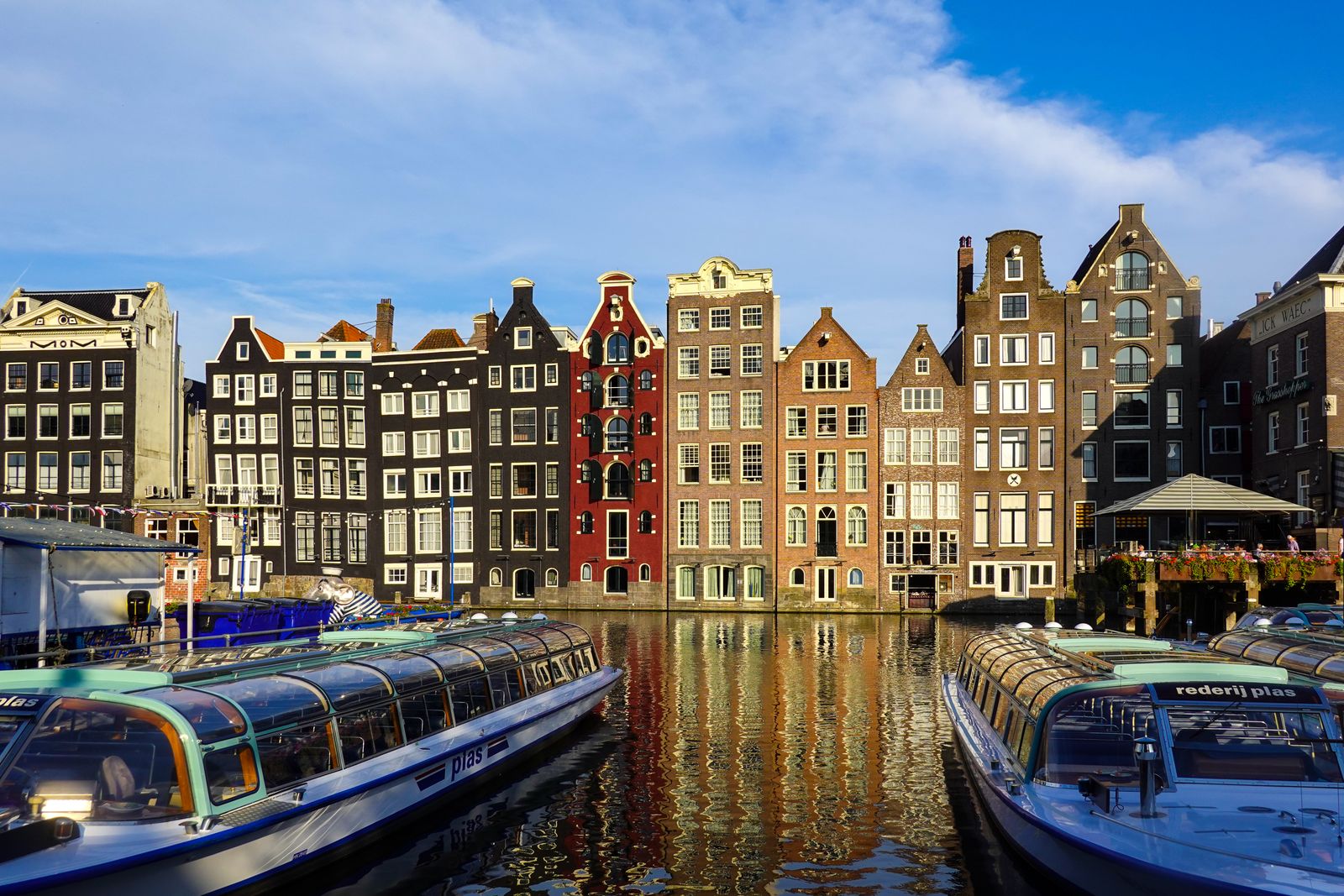 Amsterdam canal in the Netherlands