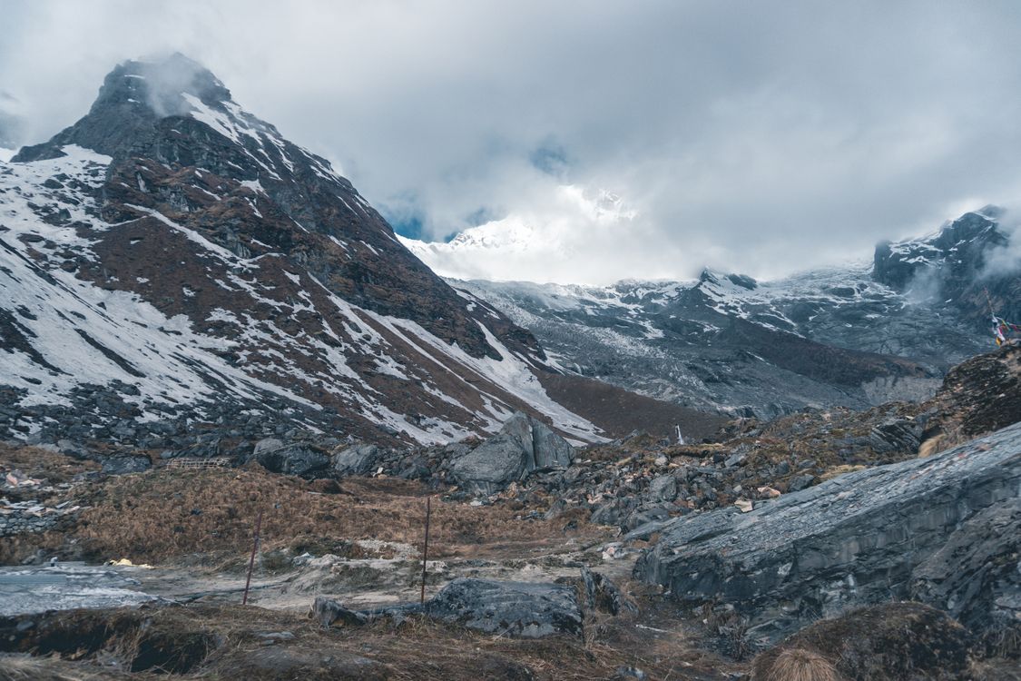 Trekking trail in the Nepal Himalaya